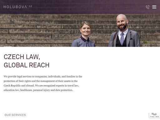 we provide legal services to companies, individuals, and families in the protection of their rights and the management of their assets in the czech republic and...