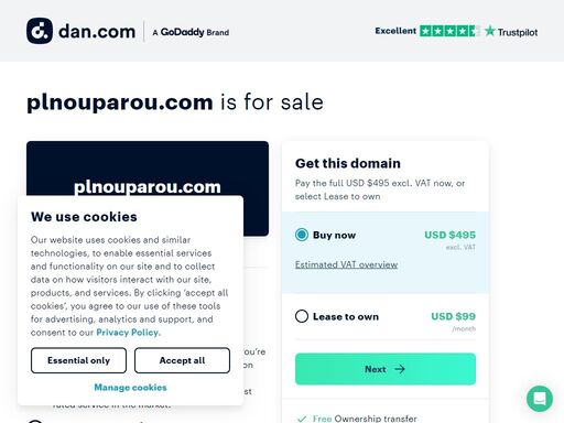 the domain name plnouparou.com is for sale. make an offer or buy it now at a set price.