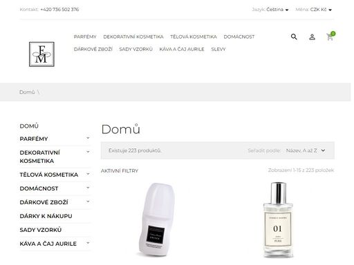 fm group parfémy a kosmetika