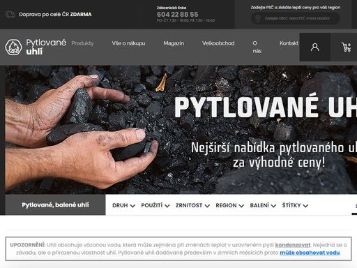 český dodavatel pytlovaného uhlí špičkové kvality. ?? široká nabídka baleného uhlí s rozvozem po celé čr zdarma.