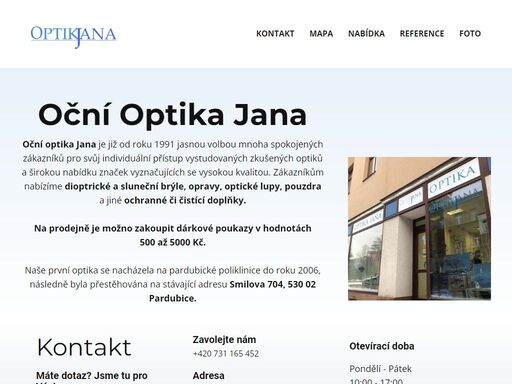 www.ocnioptikajana.cz