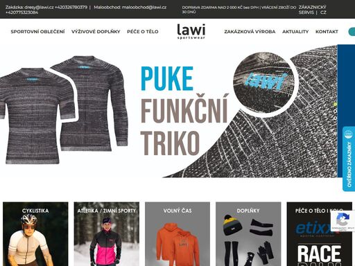lawi sport s.r.o. je přední český výrobce sportovního, zejména cyklistického oblečení.