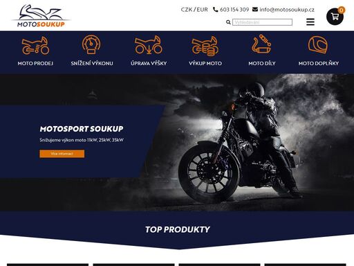 firma motosport soukup se zaměřuje na prodej, výkup a servis motocyklů různých značek. naši prodejnu naleznete kousek od jičína, v nedaleké obci jičíněves. 
