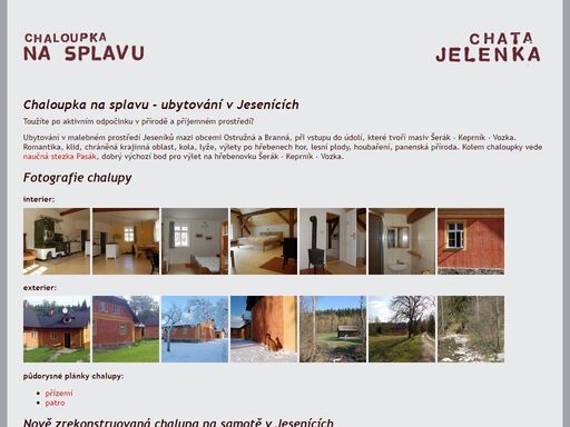 chata-jelenka.cz/chaloupka_na_splavu_ostruzna.php