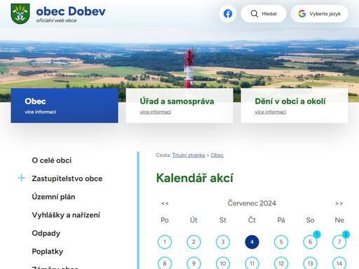 www.obecdobev.cz