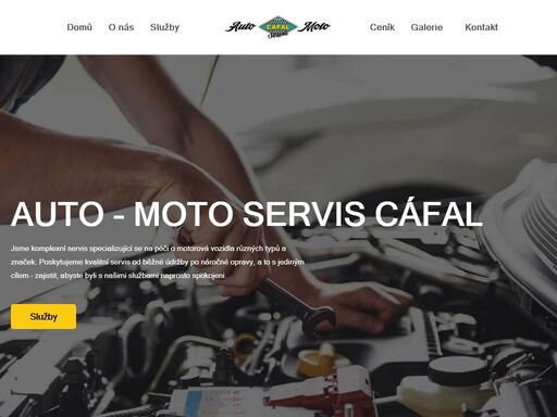 auto a moto servis cáfal zajišťuje servis motorových vozidel všech typů a značek. ručíme za kvalitní a rychlé provedení oprav.