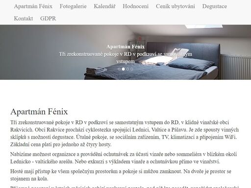 apartmán fénix. stylové ubytování pro rodiny s dětmi či partu přátel. ubytování v soukromí v rakvicích