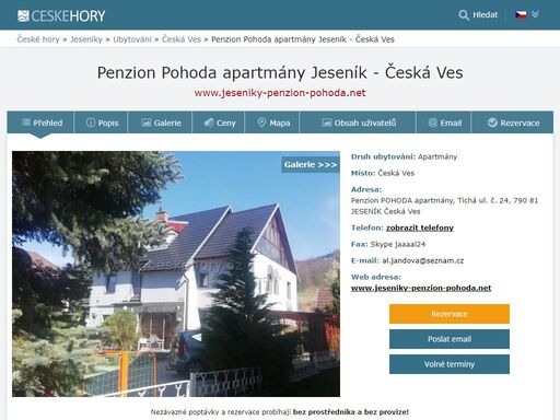 www.jeseniky-penzion-pohoda.net