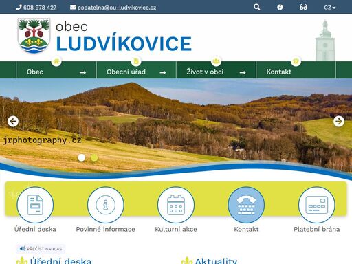 oficiální stránky obce ludvíkovice