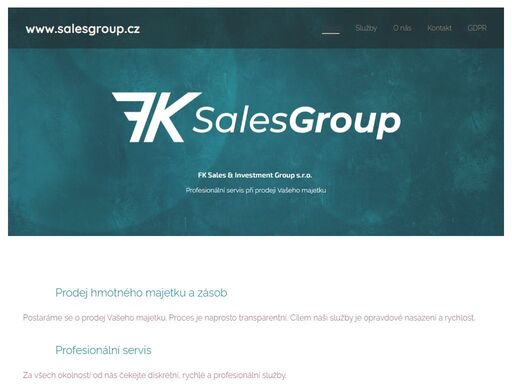 fk sales & investment group s.r.o.