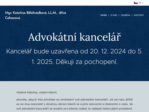 zavedená renomovaná advokátní kancelář s generální praxí poskytuje v břeclavi a okolí již od roku 2005 právní služby ve všech hlavních odvětvích práva.