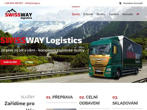 profesionální logistická společnost se zaměřením na dopravu do švýcarska. specializujeme se na přepravu zboží po eu a do/ze švýcarska.
