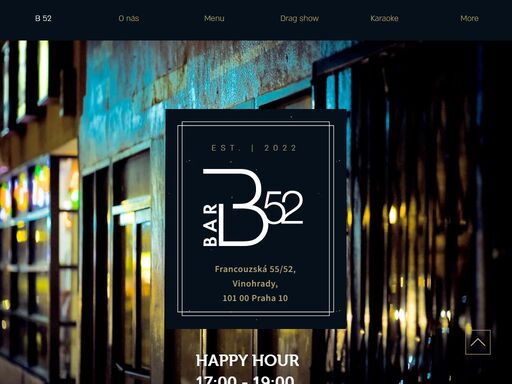 bar b52, to jsou skvělé skvělé koktejly,  happy hours a pravidelné karaoke party.