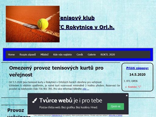 www.tcrokytnice.unas.cz