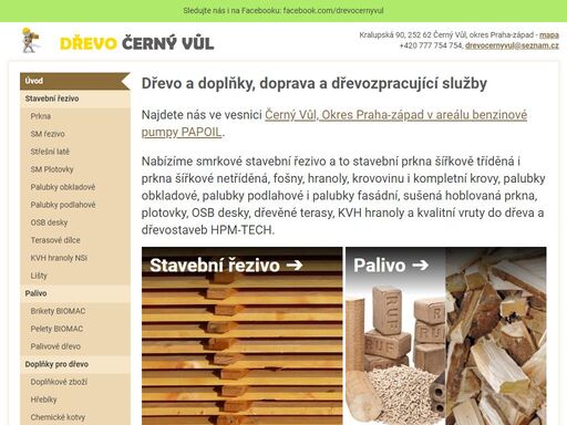 www.drevocernyvul.cz
