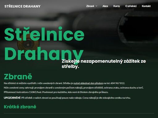 www.strelnicedrahany.cz