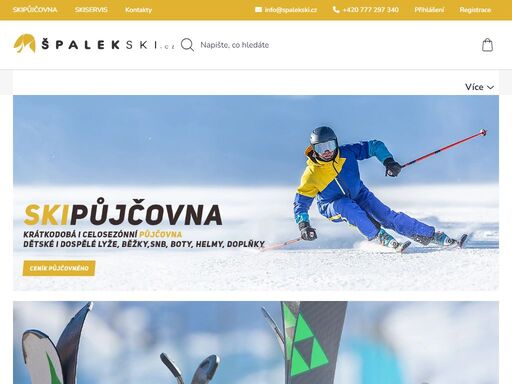 špalek ski - specializovaná prodejna s lyžemi a vybavením pro zimní sporty. profesionální servis lyží a snb, dětská celosezónní půjčovna.