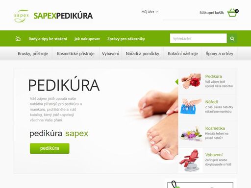 sapex-pedikúra dodává přístroje pro pedikúru, drátkové špony a nářadí , sterilizátor, lehátka, podnožky pod nohu, skalpely za atraktivní ceny v max. kvalitě