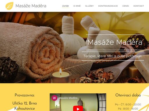 www.masaze-madera.cz