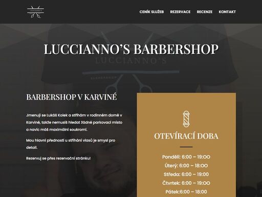 www.lucciannosbarbershop.cz