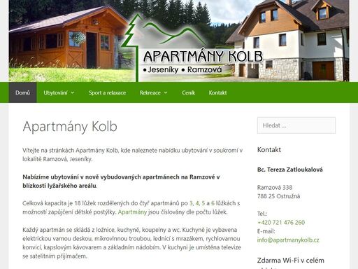 www.apartmanykolb.cz