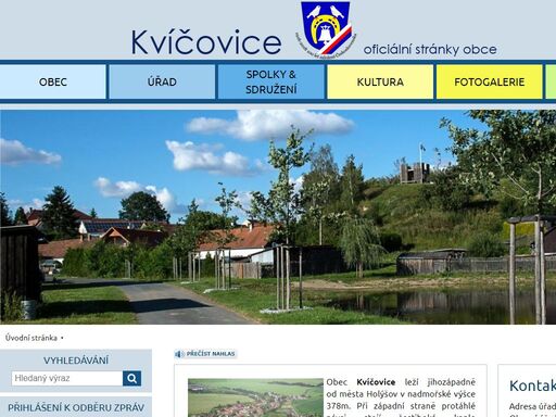 www.kvicovice.cz