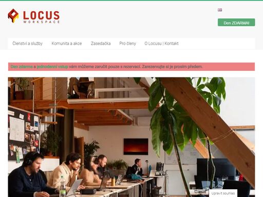 locus workspace: coworking space, shared offices, meeting room, event space for english-speaking freelancers and expats in prague.