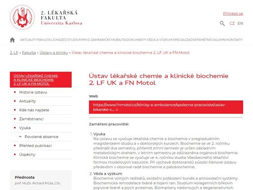 www.lf2.cuni.cz/ustav-lekarske-chemie-a-klinicke-biochemie