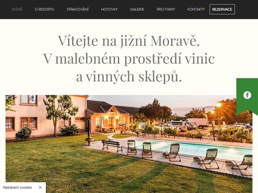 resort kovács najdete kousek od mikulova a pálavy. nabízíme pohodlné ubytování, bohaté snídaně, bazén, parkování, kolárnu, free wifi, vinný sklep a aktivity pro děti i dospělé. 
