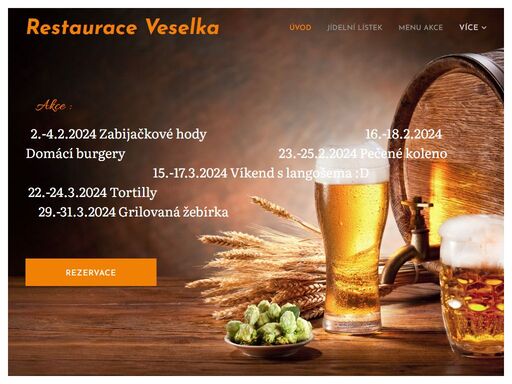 www.restaurace-veselka.cz