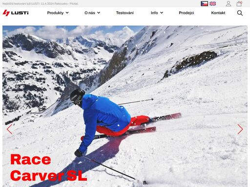 lusti - český výrobce lyží, snowboardů a sportovních potřeb
