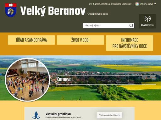 www.velkyberanov.cz