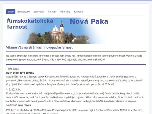 www.farnostnovapaka.cz