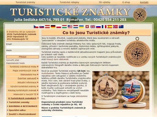 www.turisticke-znamky.cz