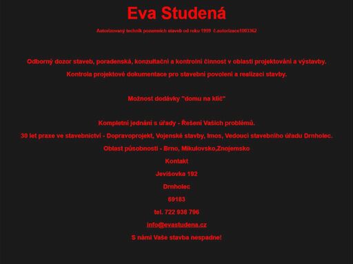 www.evastudena.cz