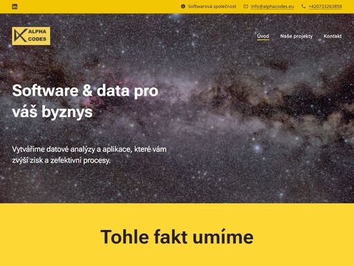 software & data pro váš byznys