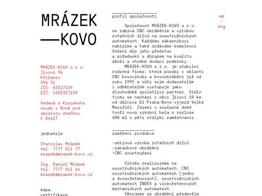 www.mrazek-kovo.cz