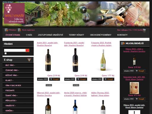 internetový prodej vín malých českých vinařů. vinařství žarošice, vinařství milan vašíček, vinařství schattau, vinařství roseta, bílé víno, červené víno, růžové víno, moravské zemské víno