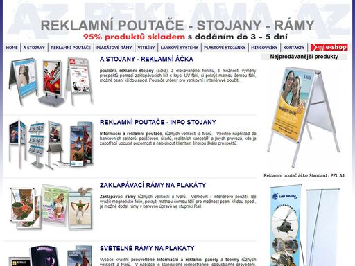 www.reklamni-poutace-stojany.cz