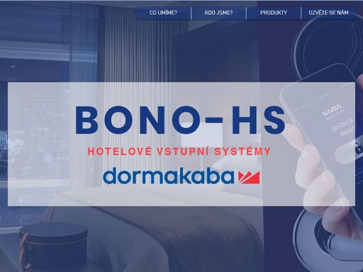 bono - hs nabízí hotelové vstupní systémy značky dormakaba. během více než 500ti projektů jsme instalovali přes 20.000 zámků. společně najdeme správné řešení i pro vás.