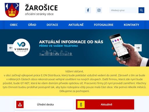 www.zarosice.cz
