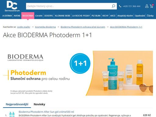 specializovaný internetový obchod kosmetiky bioderma, la roche, vichy, avene, a-derma. abcderm, atoderm. hydrabio, sébium, sensibio, nodé, cicabio, photoderm, white objective
 