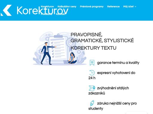www.korekturov.cz