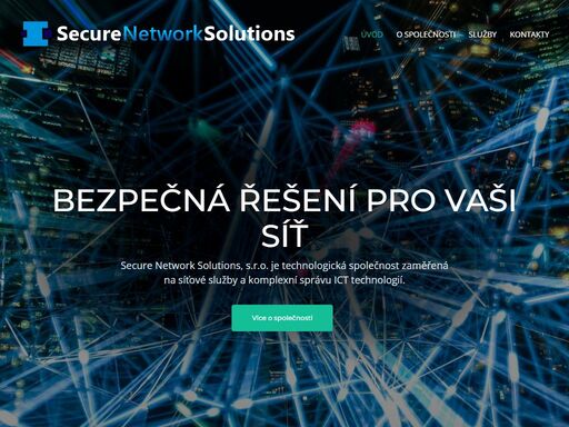 secure network solutions, s.r.o. je technologická společnost zaměřená na síťové služby a komplexní správu ict technologií