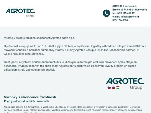 www.agrotecparts.cz