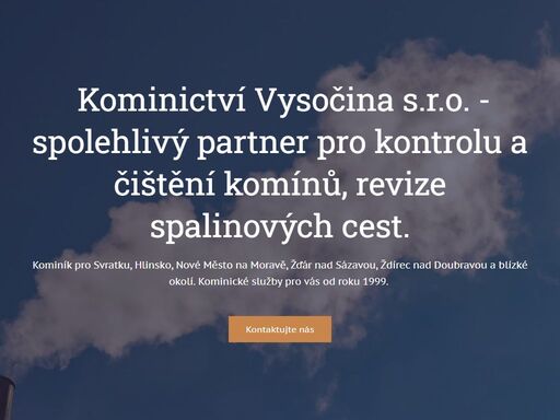 www.kominictvivysocina.cz