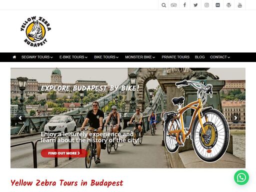 yellow zebra tours is one or the first bike and e-bike tour operator in budapest since 1999, and the first segway tours company in hungary.