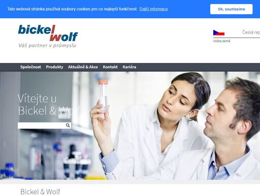 bickel & wolf s.r.o. - váš partner v průmyslu.  jako technicko - obchodní společnost, prodáváme průmyslové 
armatury, procesní technologie, zkušební, balící , plnící techniku a  v neposlední řadě rovněž  kovoobráběcí stroje. dlouholetá partnerství s našimi zákazníky nám umožňuje uplatniť svoje bohaté know-how a technické inovace.