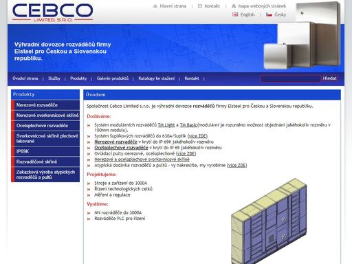 společnost cebco limited s.r.o. je výhradní dovozce rozváděčů firmy elsteel pro českou a slovenskou republiku.