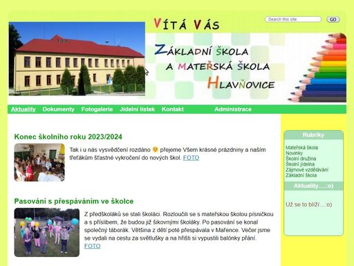 www.skolahlavnovice.info